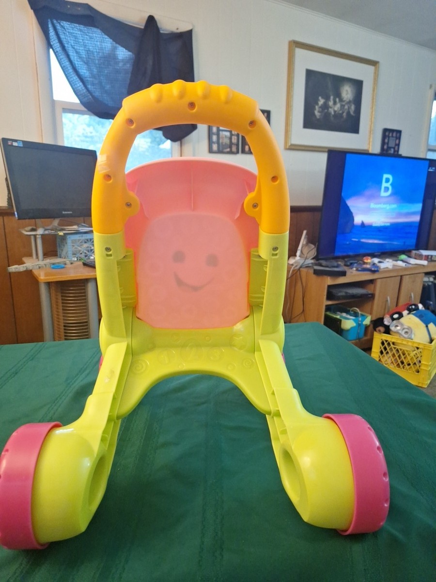 Fisher- Stroll and Learn Walker Gift Toys Set Baby Learning Play