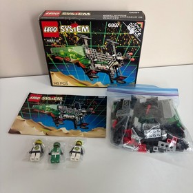Lego Rebel Hunter 6897 Space Police 100% Complete Box 140 Pieces 2 Minifigures