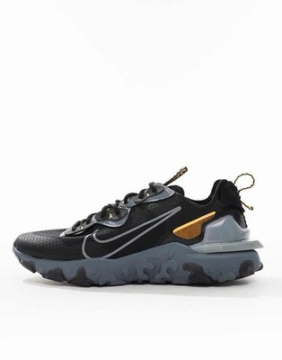 Authentic Nike React Vision   ( UK Size 6 US  6.5 EUR 39 ) Black  / Cool Grey