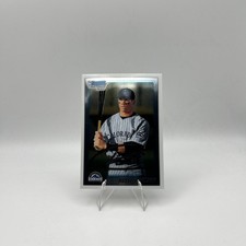 2010 Russell Wilson 1st Bowman Chrome RC ROOKIE CARD #47 Colorado Rockies . rookie card picture