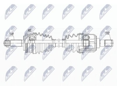Original NTY Antriebswelle NPW-KA-364 für Hyundai