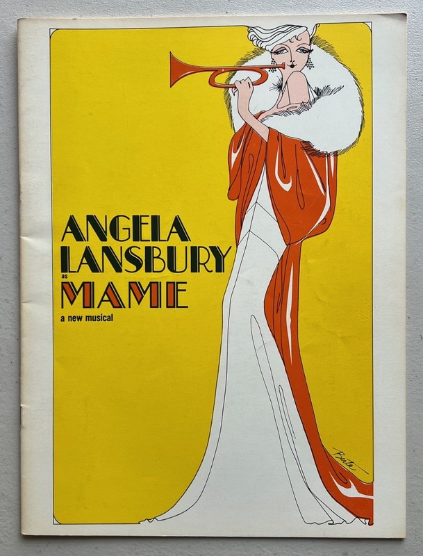 Mame 1966 Musical Theatre Program Angela Lansbury Anne Francine