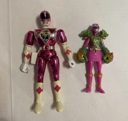 Mighty Morphin Power Rangers Pink Lot Vintage Modern Funko Bandai Mmpr Figures