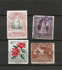 - lot de timbres EL SALVADOR   oblitérés      ok