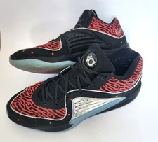 Nike Kevin Durant 16 Slim Reaper Black Red Silver Metallic Shoes Mens Size 13.5