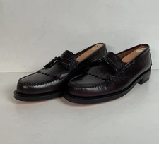 Vintage Johnston Murphy Moccasin Tassel Loafers 9.5 C Aristocraft