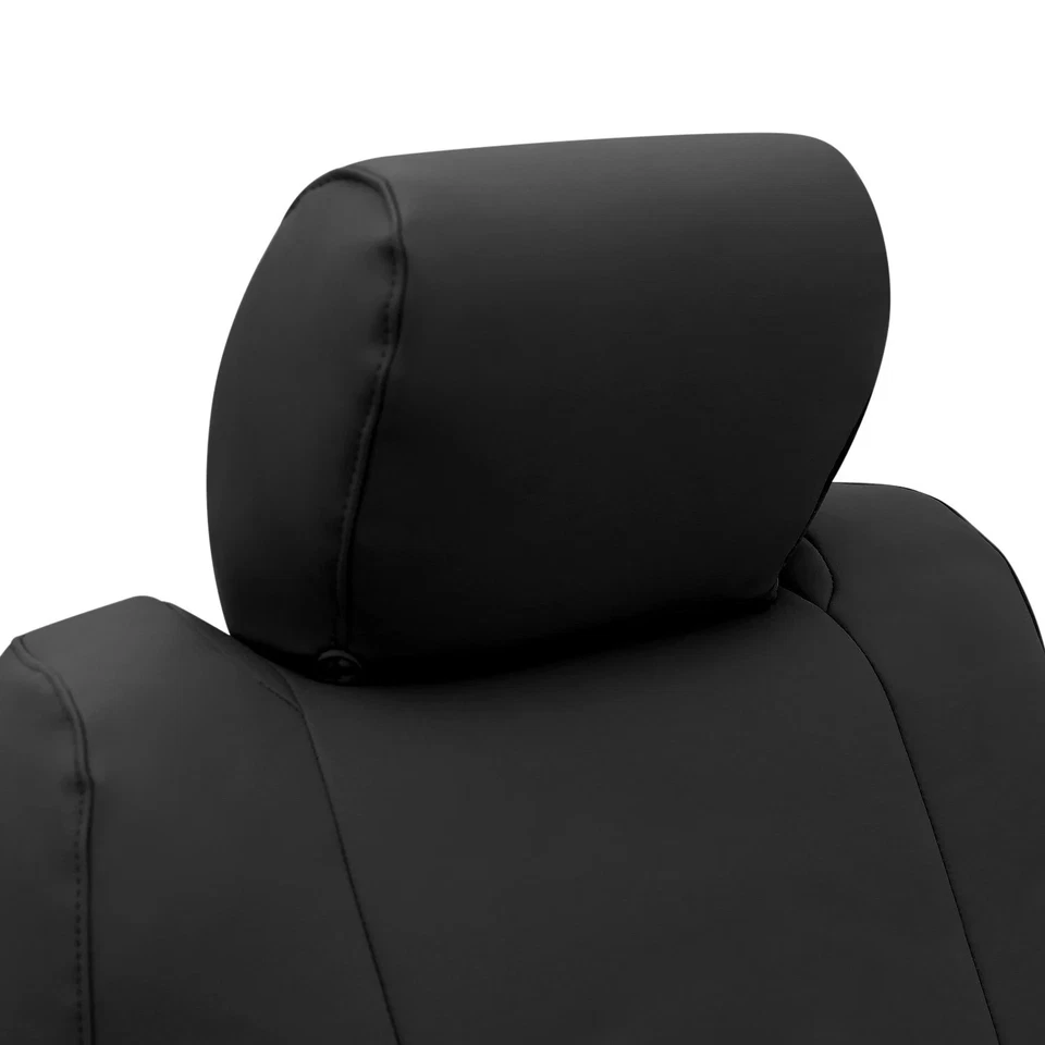 For Saturn L300 01-05 Premium Leatherette 2nd Row Black Custom Seat Covers — 第 2/4 张图片