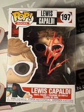 Lewis Capaldi signed Rocks Funko Pop! by Lewis Autograph ACOA