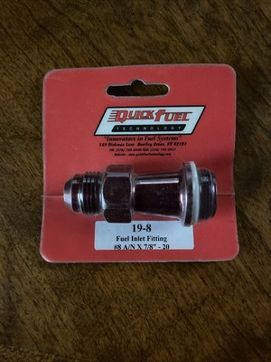 Quick Fuel 19-8QFT Fuel Inlet Ext. 7/8 -20x-