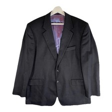 Cappotto uomo Gaenslen & Volter taglia 44S nero misto cashmere soprabito giacca