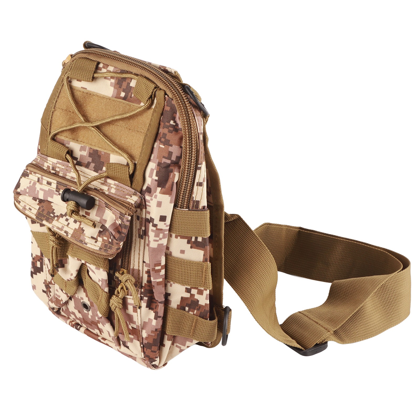 Men's Small Chest Bag Cycling Shoulder Bag Military Camouflage Tactical Chest Ba