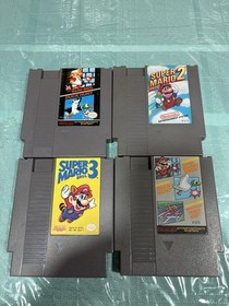 Super Mario Bros 1, 2 & 3 + Track & Field Bundle (Nintendo NES) TESTED 🔥🔥🔥