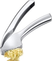Knoblauchpresse?Edelstahl Knoblauch Presse Knoblauch Crusher Profi Garlic Press
