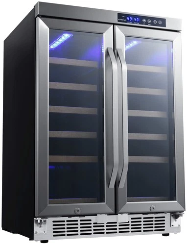 EdgeStar CWR362FD 24"W 36 Bottle Built-In Wine Cooler - Stainless Steel - Picture 10 of 12