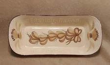 VTG MCM 50s LOS ANGELES POTTERIES FRENCH BREAD BOWL SERVING DISH CALIFORNIA USA