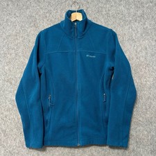 Columbia Womens Size Medium Benton Springs Full Zip Fleece Jacket Blue