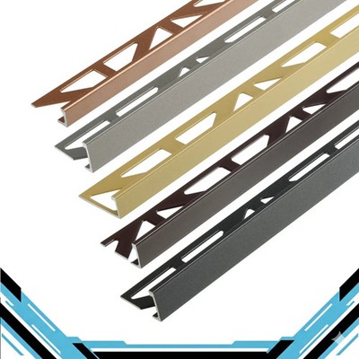 Dural Winkelprofil Functional Fliesenprofil Fliesenschiene Aluminium | 5 Farben