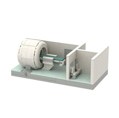 MOC 520pcs MRI Scanner Model Educational Toys Building Block Set Diy Gift