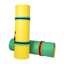 12 ft x 6 ft 3 Layer Floating Water Pad - Yellow  Green