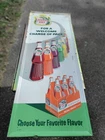 Vintage 1950s Canada Dry Embossed Tin Sign 48" Stout C-2383 Favorite Flavor