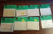 Hobby Müller Miniaturmodell Beschriftungen 9 Packungen Notruf, Busse Konvolut