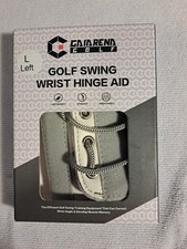 GAIARENA Golf Handgelenkbandage Handgelenkscharnier Schwunghilfe effizientes Golfschwungtraining LH