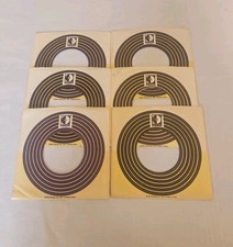 45 RPM 7" RECORD SLEEVES CO. SLEEVE 6 PACK SEE PHOTOS Decca Records SLV349