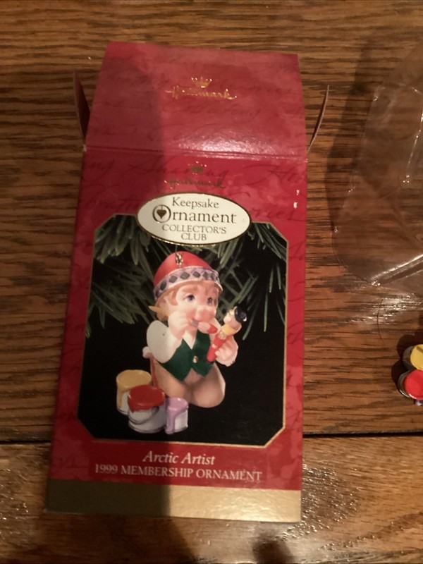 Hallmark Ornament Arctic Artist 1999 Membership Ornament NIB