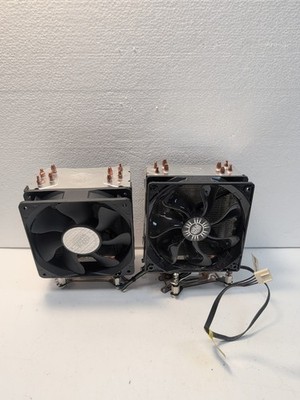 2x Cooler Master Hyper Evo CPU Heatsink/Fan, Brackets, and Screws (For Intel) -