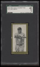 1910 T211 Red Sun Baseball Cards 5