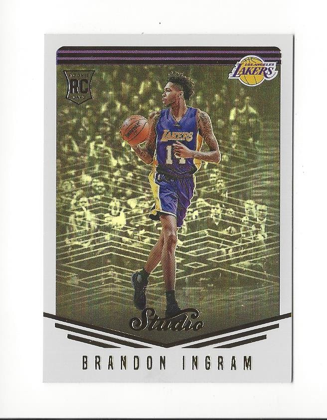 2016-17 Studio #76 Brandon Ingram RC Rookie Lakers Pelicans