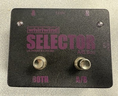 Whirlwind Selector A/B Box Switch 9v Guitar Pedal No Power Supply
