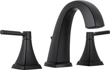 Miseno MNO641L Elysa 1.2 GPM Widespread Bathroom Faucet - Black