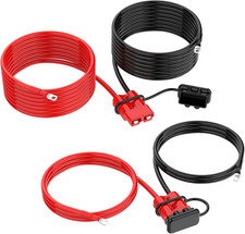 24 Ft Quick Disconnect Winch Power Cable 4 Awg Copper Wiring With 175a Battery 24 Ft Quick Disconnect Winch Power Cable 4 Awg Copper Wiring With 175a Battery