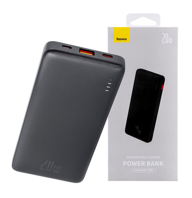 6932172626884 Baseus Airpow 10000 mAh Schwarz Baseus
