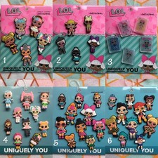 Crocs Handmade jibbitz 5-10pc LOL Suprise Doll shoe charms set