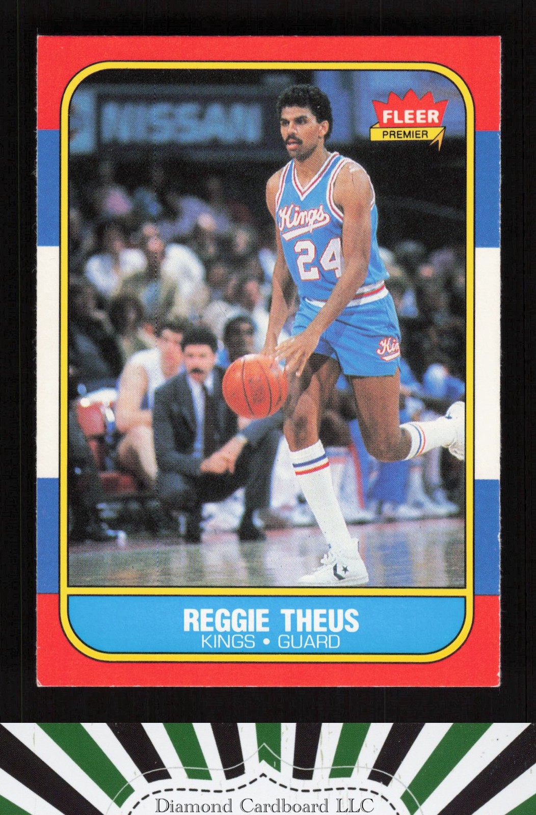 1986-87 Fleer #108 Reggie Theus EXMT f