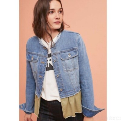 anthropologie pilcro denim jacket