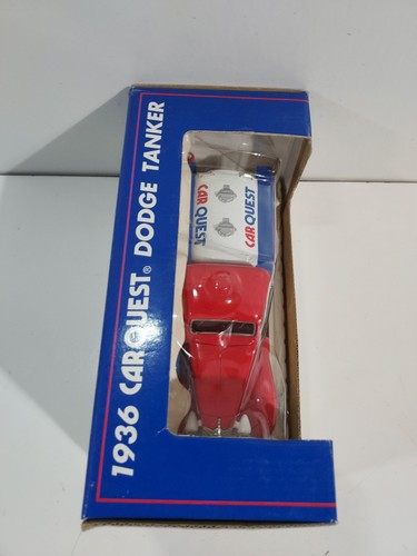 NIB Liberty Classics CarQuest 1:24 Die Cast 1936 Dodge Tanker Truck Bank - Picture 4 of 8