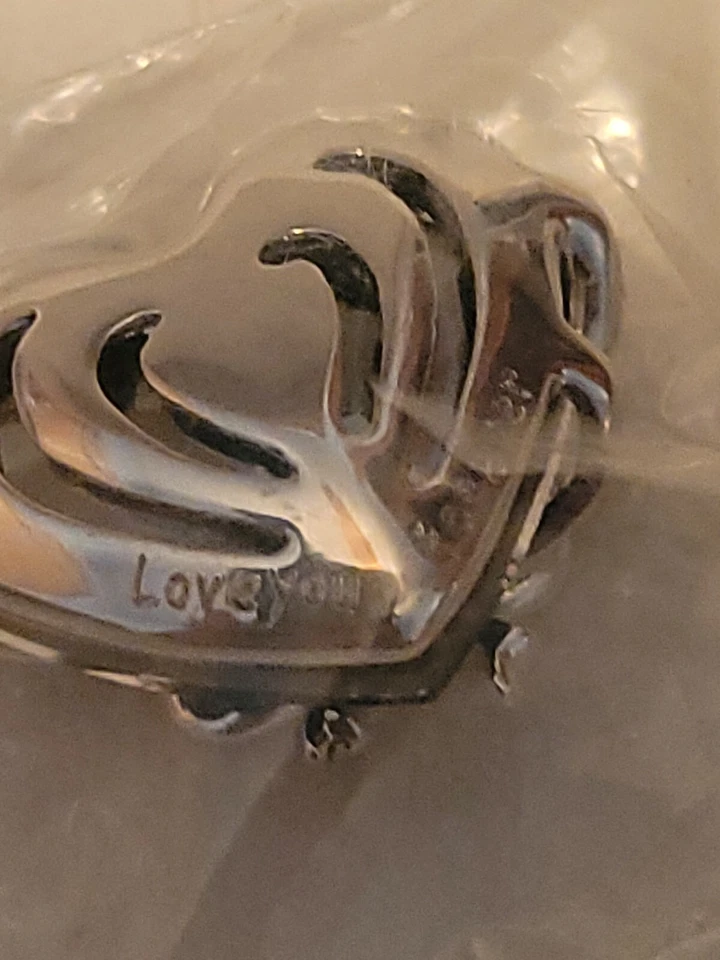 Collar Corazón QIANSE LOVE YOU FOREVER con CERTIFICADO Foto 3 de 4