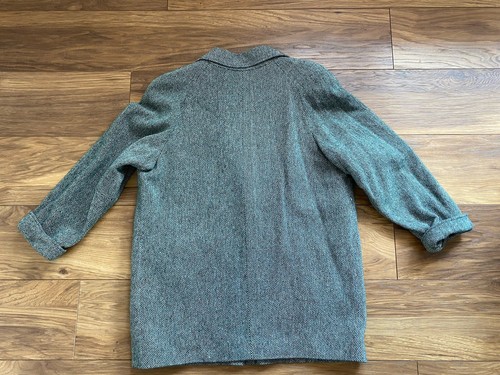 A6 Vintage Nightingale Green Wool Silk Mix Maxi Skirt Jacket Suit UK 14 / 16 New - Picture 10 of 18