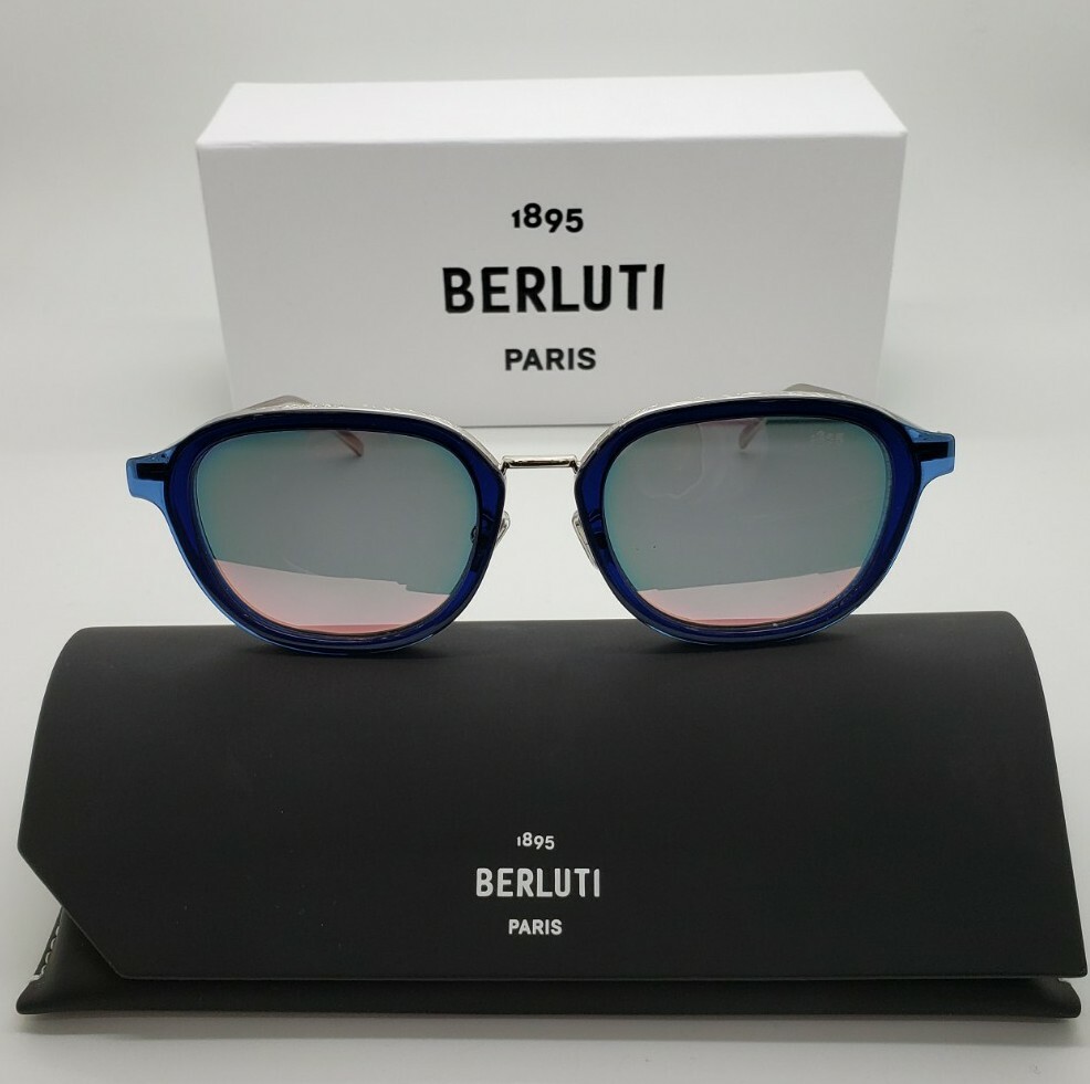 BERLUTI BL40015U 90G UNISEX SUNGLASSES 51-20-150 NEW W. CASE BERLUTI BL40015U 90G UNISEX SUNGLASSES 51-20-150 NEW W. CASE