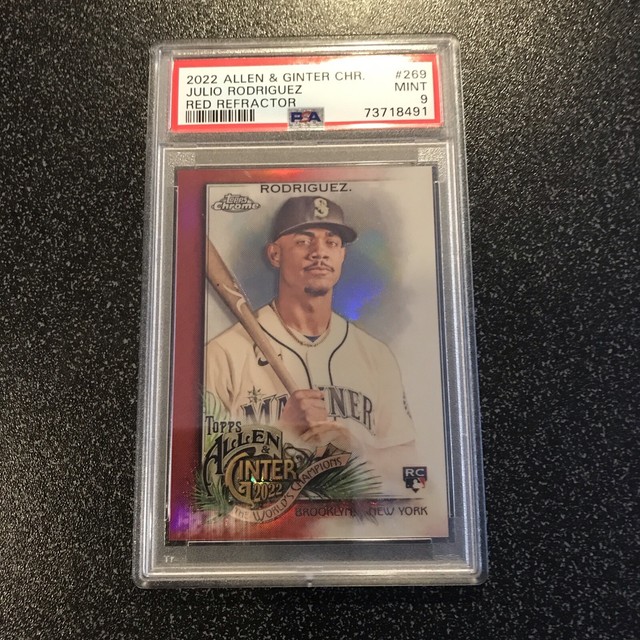 Julio Rodríguez 2022 Topps Topps Chrome Rookie Red Refractor