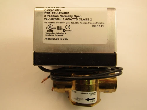 Johnson Controls JT2221G23A020 Pop Top Actuator 1/2" NPT 24 volt Ships Same Day