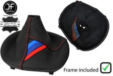 ROT NAHT TRI STREIFEN LEDER HANDBUCH SCHALTSACK+RAHMEN F?R BMW Z4 E85 E86