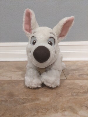 THE DISNEY STORE BOLT Plush Stuffed Animal Toy Laying Down