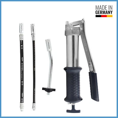 Umeta Handhebelfettpresse 75/PKU mit Füllventil für 500ccm loses Fett / 400g Kar