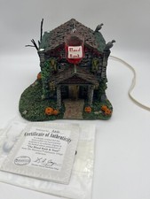 Hawthorne Village The Munsters Halloween THE BLOOD BANK & TRUST *READ DAMAGED**