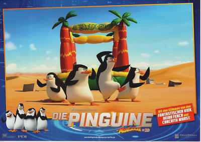Kino # Aushangfotos # Die Pinguine aus Madagascar # 2014 # 5 Fotos # unbenutzt