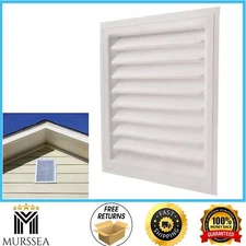 Louver Vent Wall Gable Mount For Attic Intake Or Exhaust 18"x24" Plastic Static